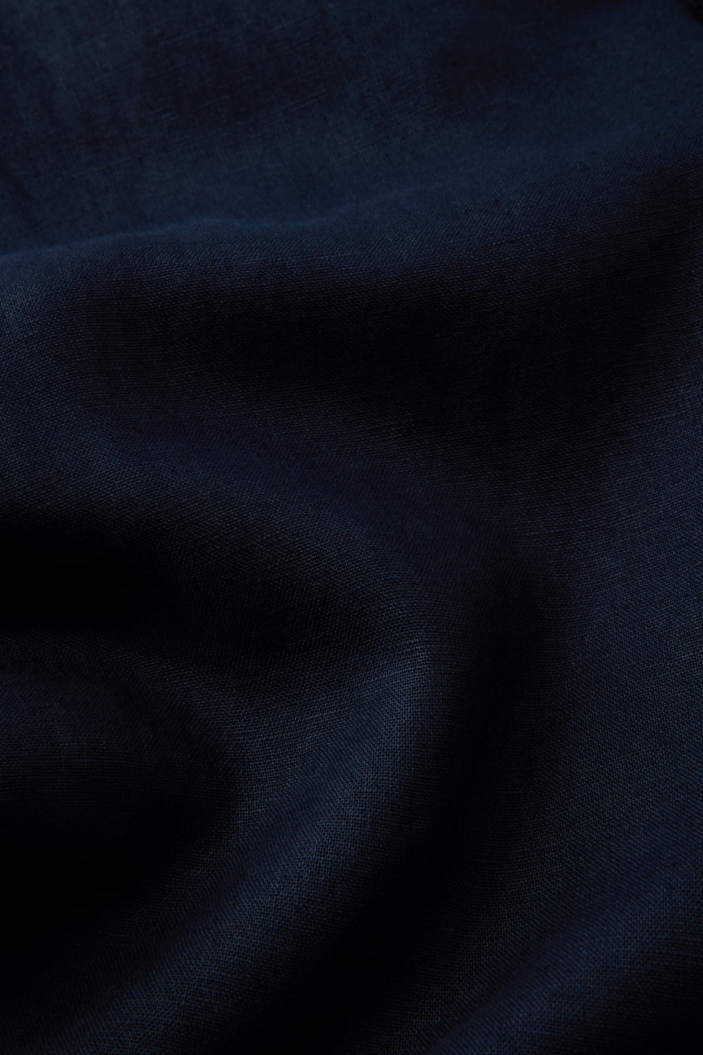 Dunkelblaue Leinenhose