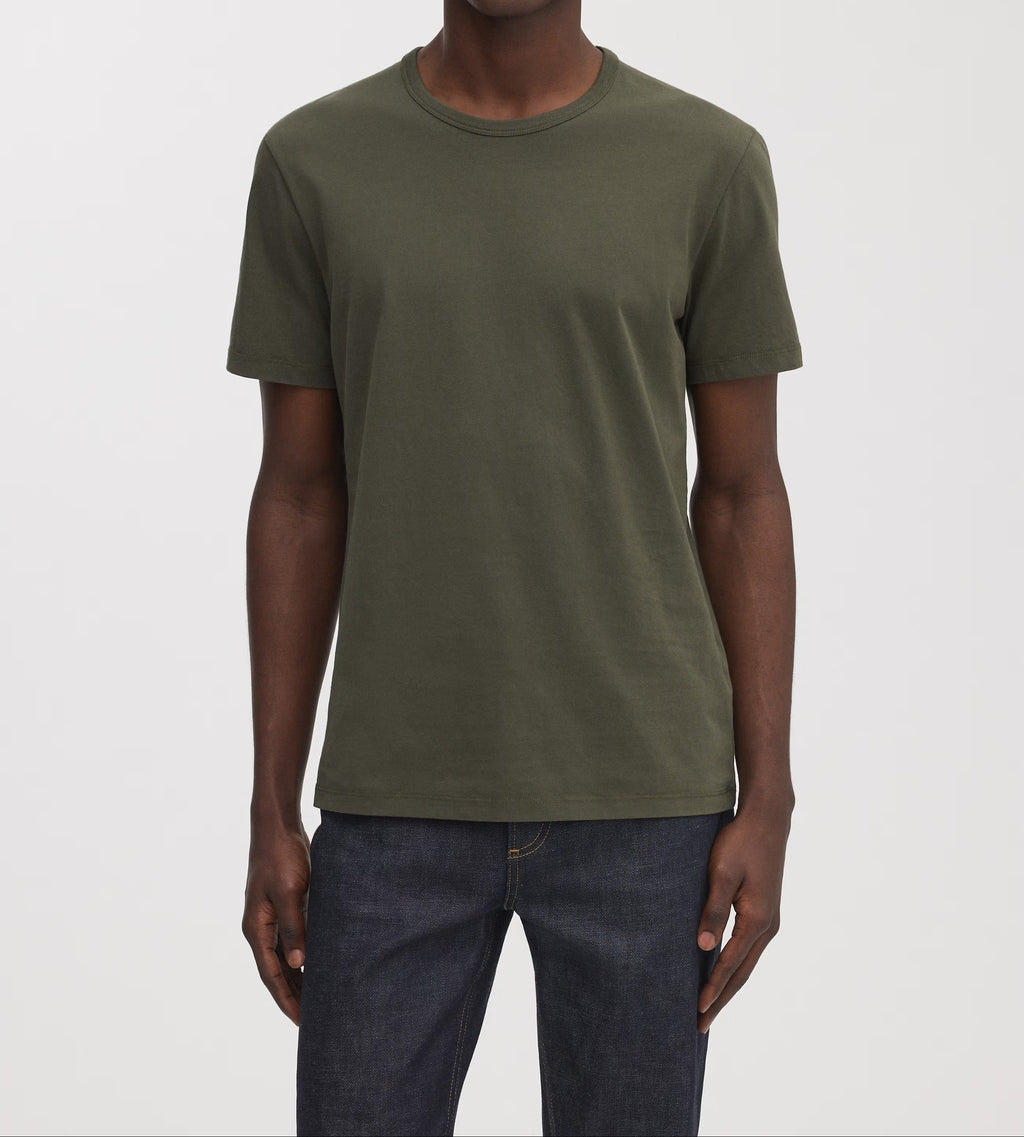 Grün-graues T-Shirt