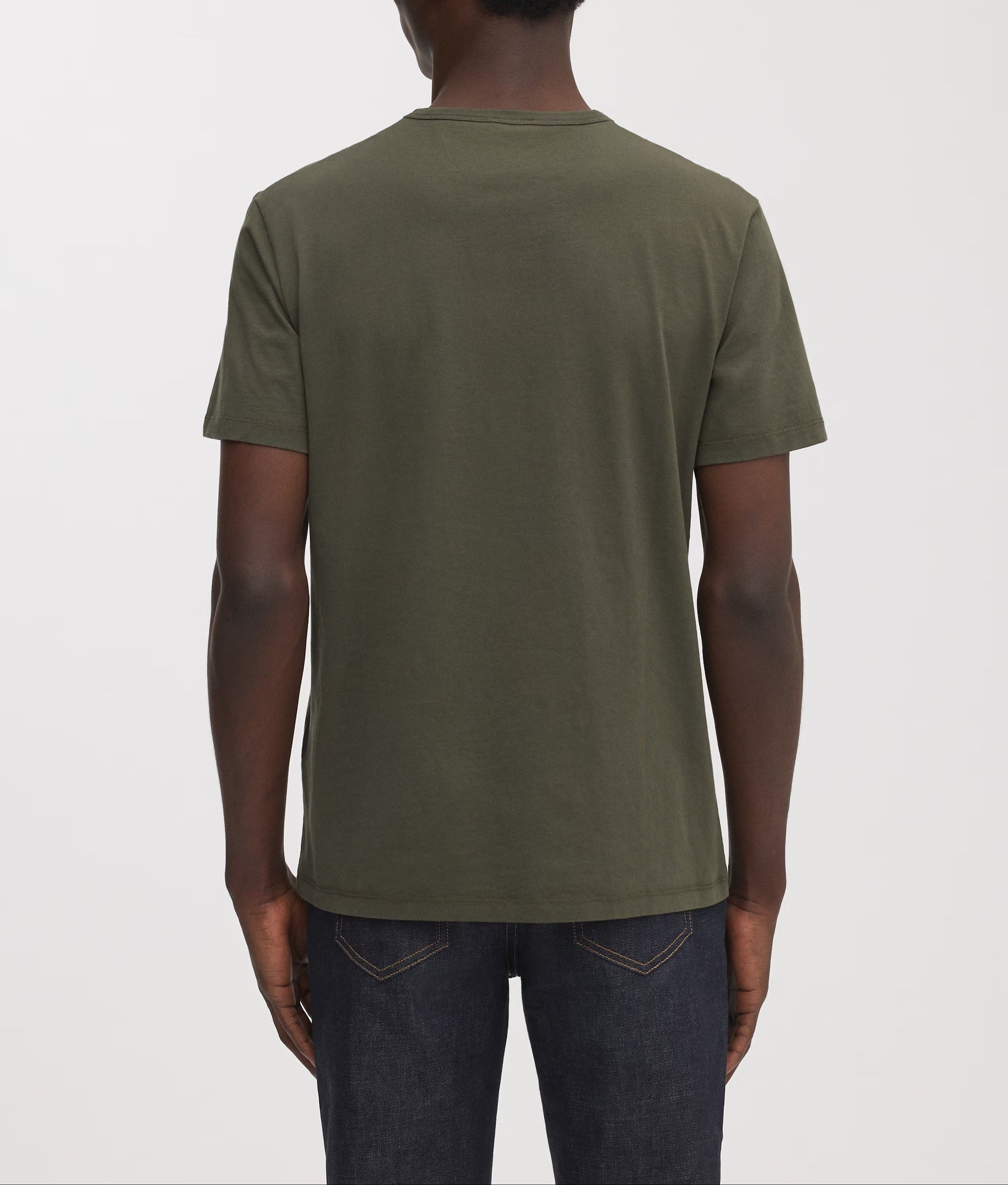 Grün-graues T-Shirt